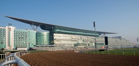 Meydan Grandstand, Dubai World Cup 2018; Meydan UAE; 3/29/18