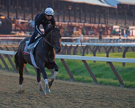 Gronkowski training and racing at Saratoga Race Course