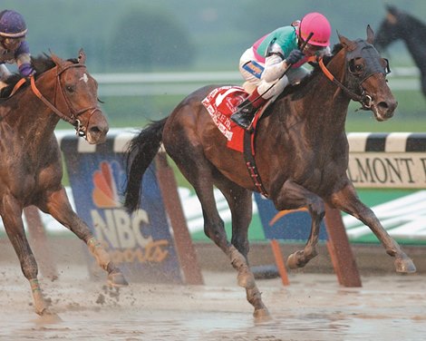 Empire Maker, ruin Funny Cide's Triple Crown with this Belmont win