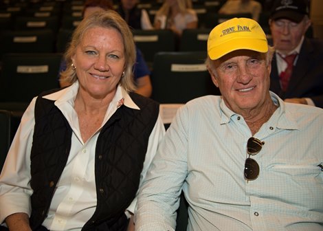 Staci and Arthur Hancock<br>
Keeneland September Sales from Sept. 7 to Sept. 23, 2018. Sept. 12, 2018 Keeneland in Lexington, Kentucky. 