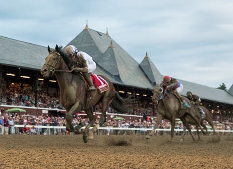 Yoshida wins the Woodward at the Saratoga Race Course Saturday Sept. 1, 2018  in Saratoga Springs, N.Y.  (Skip Dickstein