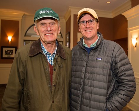 Brereton and Bret Jones at the 2018 Fasig-Tipton October Yearling Sale Brereton and Bret Jones at the 2018 Fasig-Tipton October Yearling Sale