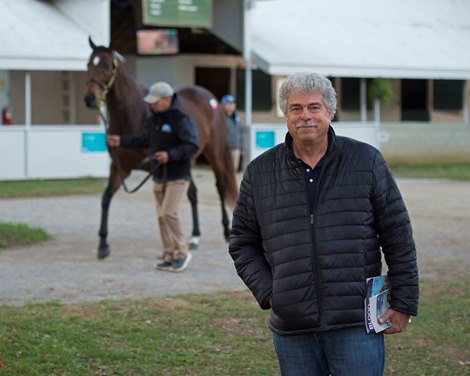 Mike Abraham, breeder of Accelerate<br><br />
Keeneland November Sale