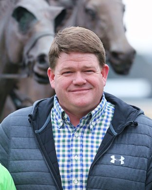 Amy&#39;s Challenge wins the 2019 Spring Fever Stakes at Oaklawn Park - McLean Robertson