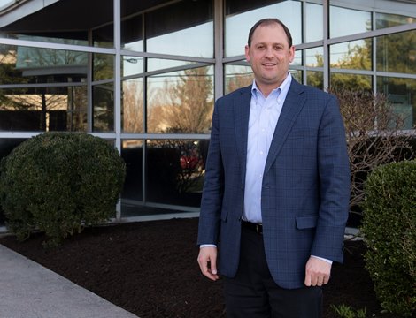 Congressman Garland Hale "Andy" Barr IV on March 19, 2019, in Lexington, Ky., at the Jockey Club offices.