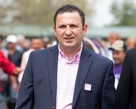 trainer Murat Sancal in Race 2 on April 6, 2019 Keeneland in Lexington, Ky. trainer Murat Sancal in Race 2 on April 6, 2019 Keeneland in Lexington, Ky.