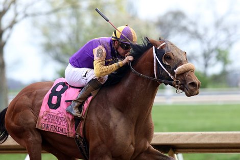 Owendale with Geroux Florent up wins the 2019 Stonestreet Lexington for trainer Brad Cox and owner Jim Rupp, 2019 Keeneland Spring Meet 