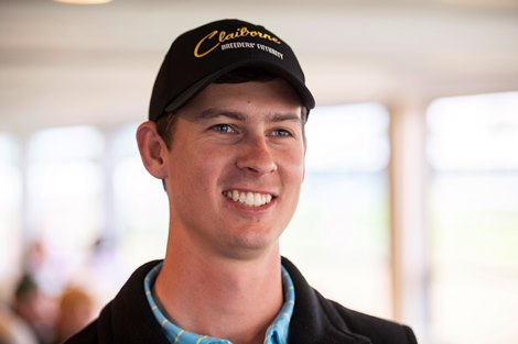 Walker Hancock in the Keeneland Tent at Churchill Downs Wednesday May 1, 2019 in Louisville, KY.