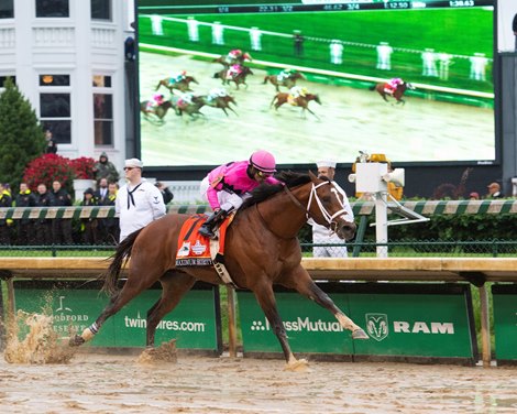 Maximum Security wins and is eliminated.  Country House with Flavien Prat win the Kentucky Derby (G1) at Churchill Downs during Derby week 2019 May 4, 2019 in Louisville, Ky.