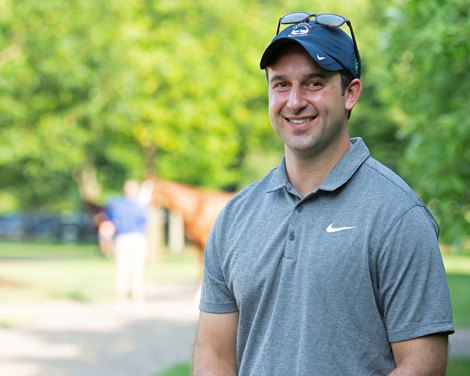 Phil Hager with Taproot Bloodstock<br>
Scenes at Fasig-Tipton Kentucky July HORA and Yearling sales on July 6, 2019, on Lexington, Ky.