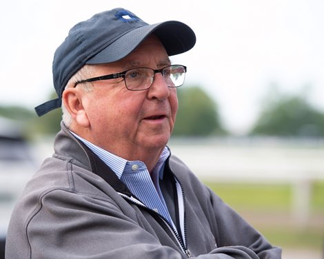 McGaughey the morning after win.<br><br />
Code of Honor with John Velazquez wins the Runhappy  Travers (G1) at Saratoga Race Course in Saratoga Springs, New York, on Aug. 25, 2019.