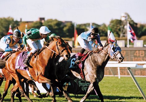 Royal Academy wins the 1990 Breeders' Cup Mile