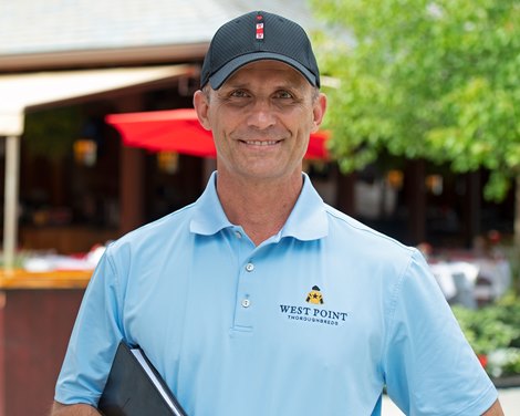 Terry Finley at Fasig-Tipton Saratoga sale  on Aug. 4, 2019 in Saratoga Springs, N.Y. 