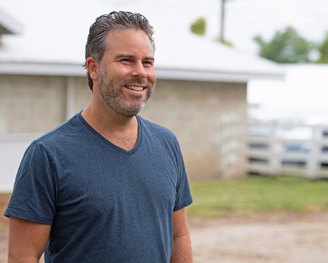 Aron Wellman<br>
at the Keeneland September Sale. Aron Wellman<br>
at the Keeneland September Sale.