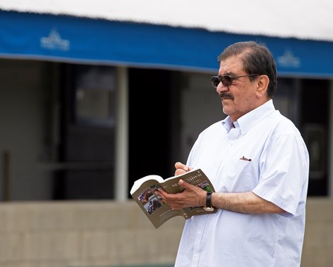 Shaikh Hamdan al Maktoum<br><br />
at the Keeneland September Sale.