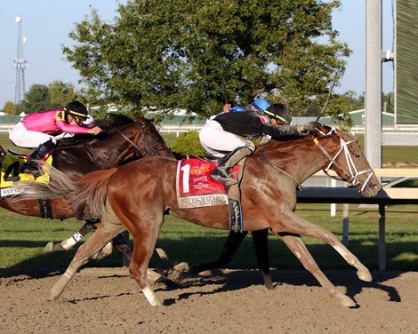 Math Wizard with Irad Ortiz Jr. win the 40th Running of the Pennsylvania Derby (GI) at Parx on September 21, 2019