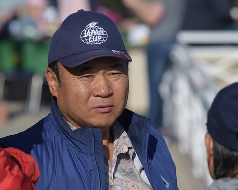 Enebish Ganbat<br><br />
at  Oct. 29, 2019 Santa Anita in Arcadia, CA. 