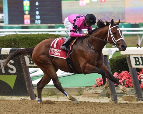 Maximum Security wins the 2019 Bold Ruler at Belmont Park 