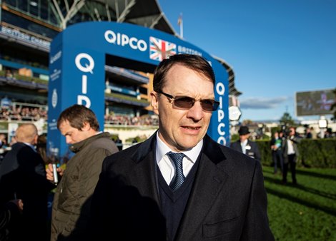 Aidan O’Brien after Magical’s win in the Champion Stakes<br><br />
Ascot 19.9.19