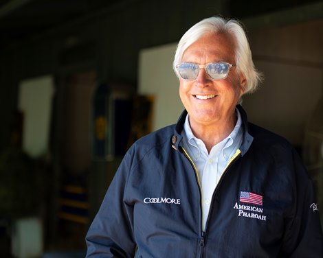 Bob Baffert<br>
at  Oct. 29, 2019 Santa Anita in Arcadia, CA. 