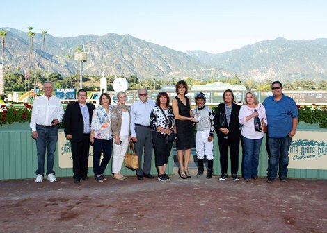 Tommy Town Thoroughbreds&#39; Keeper Ofthe Stars wins the G3, $100,000 Autumn Miss Stakes, Saturday, October 26, 2019 at Santa Anita Park, Arcadia CA.