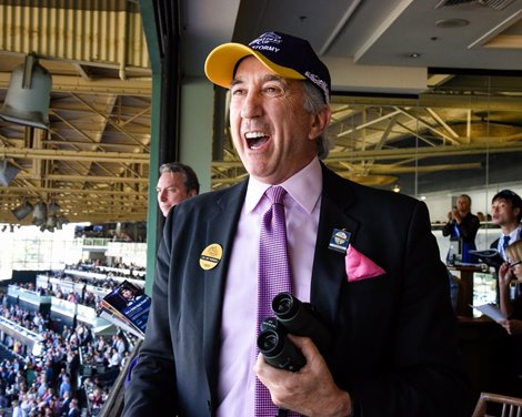 Gary Barber watches the Breeders' Cup TVG Mile (G1) on Nov. 2, 2019 Santa Anita in Arcadia, Ca.