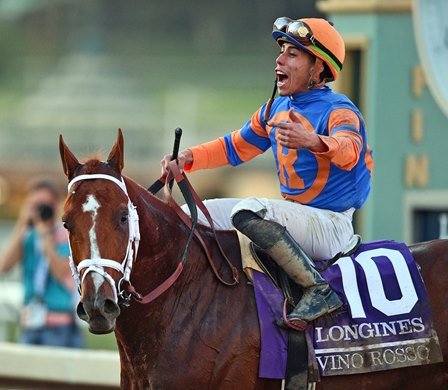 November 2, 2019, Breeders&#39; Cup Saturday Vino Rosso, Irad Ortiz Jr up, wins the Gr.1 Breeders&#39; Cup Classic