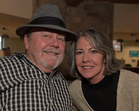 Brent and Crystal Fernung on  Nov. 14, 2019 Keeneland in Lexington, KY.