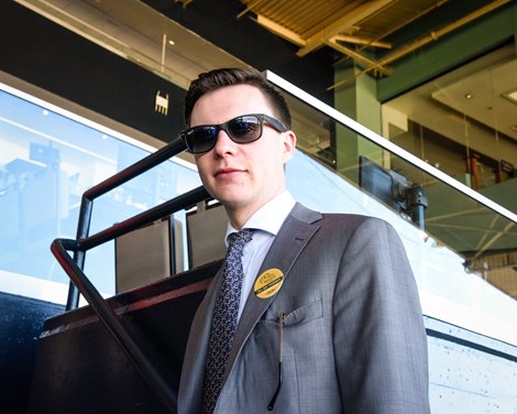 Joseph O’Brien attends the Breeders’ Cup on Nov. 1, 2019 Santa Anita in Arcadia, Ca.