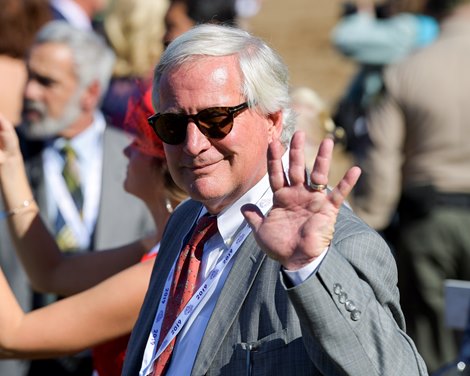 Breeders’ Cup President and Chief Executive Officer Craig Fravel at the Breeders' Cup Juvenile Turf Sprint (G2) on Nov. 1, 2019 Santa Anita in Arcadia, Ca.
