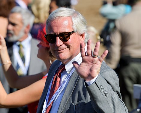 Breeders’ Cup President and Chief Executive Officer Craig Fravel at the Breeders' Cup Juvenile Turf Sprint (G2) on Nov. 1, 2019 Santa Anita in Arcadia, Ca. 