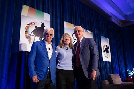 Bob Baffert and Todd Pletcher at 2019 RTIP Global Symposium<br>
A Personal Perspective of Racing's Past, Present and Future