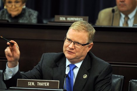 Damon Thayer, Committee meeting. Frankfort