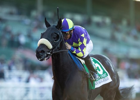 Midcourt and jockey Victor Espinoza win the Grade II, $200,000 San Pasqual Stakes, Saturday, February 1, 2020 at Santa Anita Park, Arcadia CA.<br><br />
&#169; BENOIT PHOTO