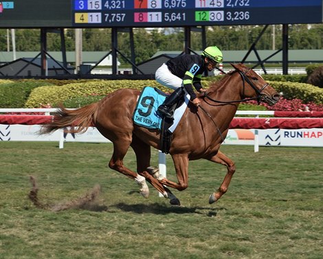 Elizabeth Way wins the 2020 The Very One Stakes at Gulfstream Park          