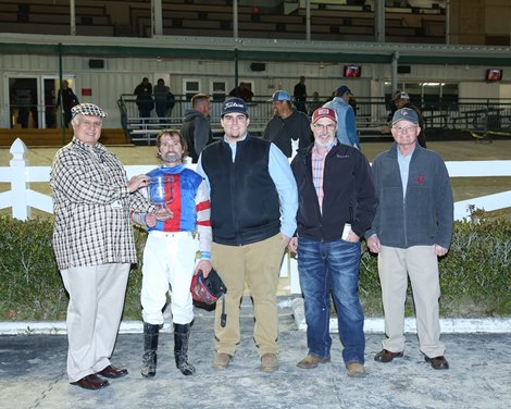 Shes Our Fastest wins the 2020 Owner Appreciation Distaff Stakes