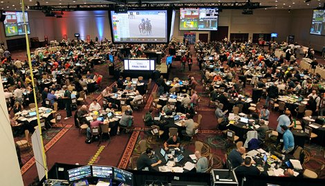 National Horseplayers Championship sports book at Bally's Hotel and Casino, Las Vegas, NV 2.8.2020