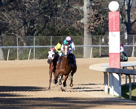 Taraz wins 2020 Martha Washington Stakes at Oaklawn Park