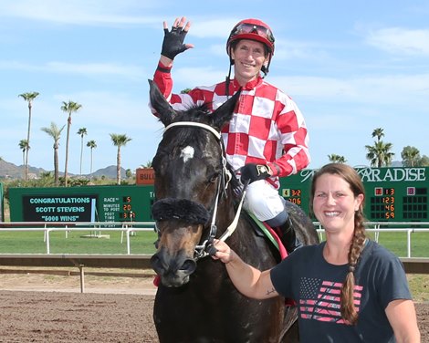 Scott Stevens - 5,000th career win - Turf Paradise - 030920