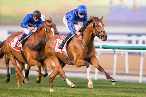 Barney Roy (Charlie Appleby – William Buick) wins the Jebel Hatta Sponsored By Emirates Airline at the tenth Dubai World Cup Carnival meeting on March 7, 2020