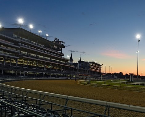 Early morning at Churchill Downs