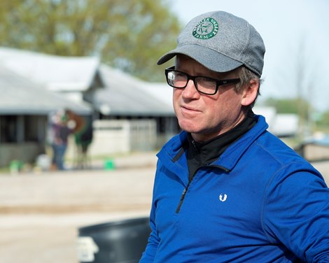 Brendan Walsh<br><br />
Keeneland scenes and horses on April 25, 2020 Keeneland in Lexington, KY. 