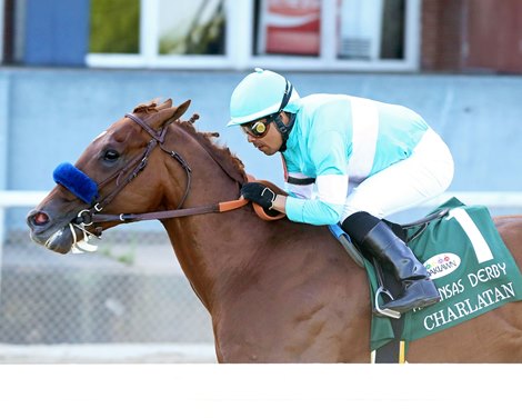 Charlatan wins 2020 Arkansas Derby at Oaklawn Park