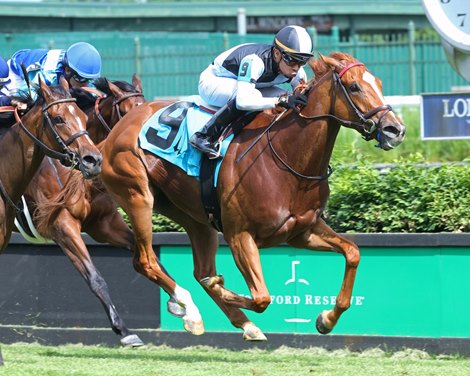 Sharing wins 2020 Tepin Stakes at Churchill Downs