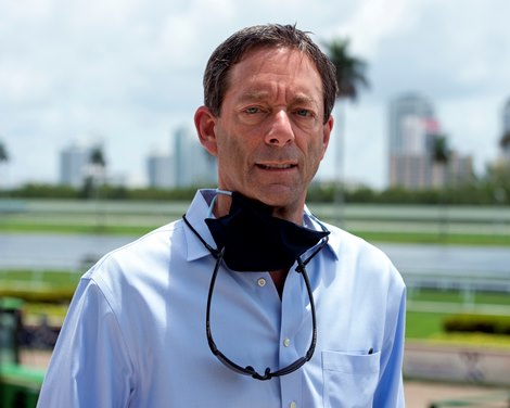 Gulfstream Park vice president of racing operations Mike Lakow.