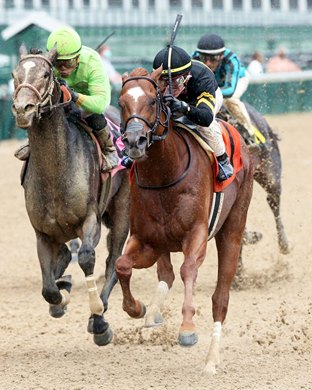 Lexitonian - AOC, Churchill Downs, May 29, 2020<br><br />
Hog Creek Hustle 2nd