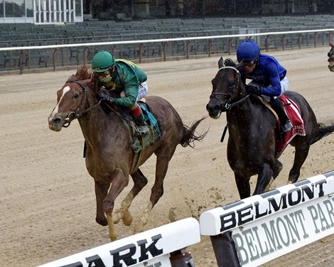 Code of Honor wins the 2020 Westchester Stakes              