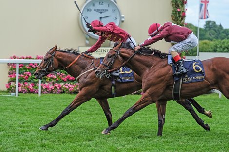The Lir Jet (Oisin Murphy) wins the Norfolk Stakes at Ascot Racecourse 19th June 2020
