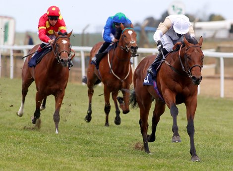 The Lir Jet and Silvestre De Sousa winning The British Stallion Studs EBF Novices Auction Stakes<br><br />
Great Yarmouth 3.6.2020