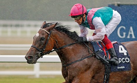 ENABLE (Frankie Dettori) wins The King George VI And Queen Elizabeth Stakes<br><br />
Ascot 25 Jul 2020